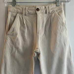 Sezane Manu Ecru Pants 34